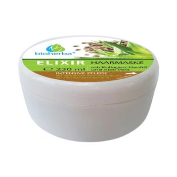 Bioherba Elixír hajmaszk kollagénnel, aloe verával és kenderolajjal - 230 ml kép