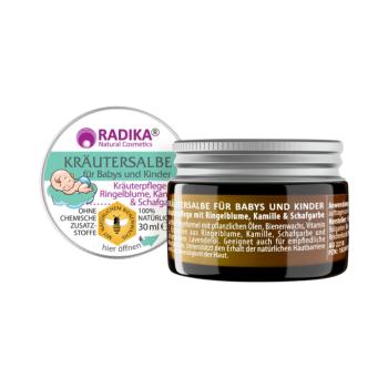 Bioherba gyógynövényes kenőcs babáknak és gyermekeknek kamillával – 30 ml kép