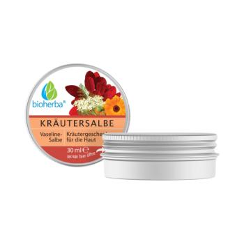 Bioherba vazelines gyógynövényes kenőcs cickafarkkal és cserszömörcével – 30 ml kép