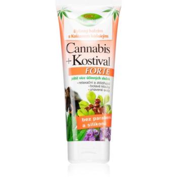 Bione Cosmetics Cannabis Kostival Forte Gyógynövényes folyadék izmok, ízületek, izomszalagok számára 205 ml kép