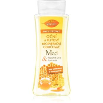 Bione Cosmetics Honey + Q10 kétfázisú sminklemosó az arcra és a szemekre 255 ml kép