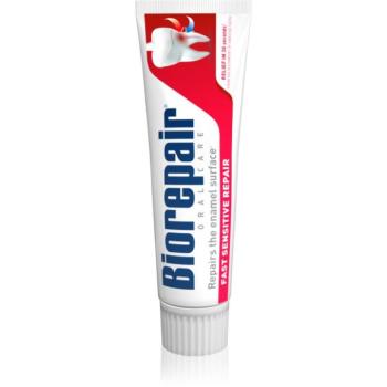 Biorepair Fast Sensitive Repair bioaktív fogkrém a fogak érzékenységének csökkentésére és a fogzománc helyreállítására 75 ml kép