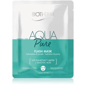 Biotherm Aqua Pure Flash Mask arcmaszk hidratáló hatással a regenerált bőrért 31 g kép