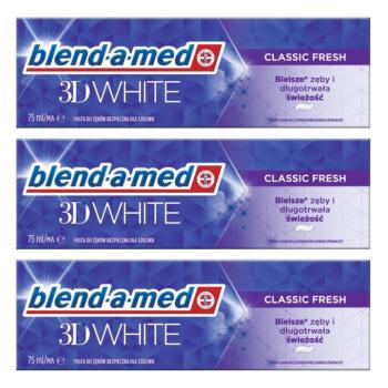 Blend-a-med 3D White Classic Fresh Fogkrém 3x75ml kép