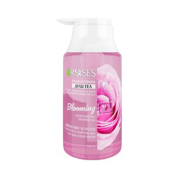 BLOOMING hidratáló természetes tusfürdő rózsavízzel 300 ml - NATURE OF AGIVA kép