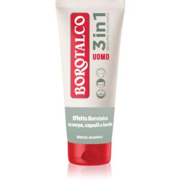 Borotalco MEN 3 in 1 fürdőgél férfiaknak arcra, testre és hajra illatok Musk 200 ml kép
