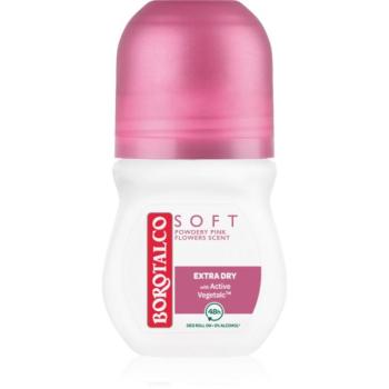Borotalco Soft Talc & Pink Flower Talc & Pink Flower golyós dezodor roll - on alkoholmentes 50 ml kép