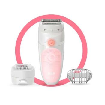 Braun SES5-620 Silk-épil 5 Wet&Dry Epilátor, Rózsaszín-Fehér... kép