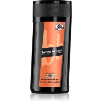Bruno Banani Absolute Man felfrissítő tusfürdő gél 3 az 1-ben uraknak 250 ml kép
