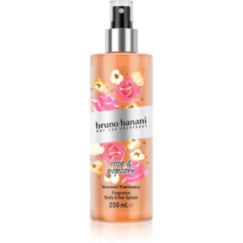 Bruno Banani Sweet Fantasy Rose & Popcorn parfümözött spray a testre testre és hajra hölgyeknek 250 ml kép
