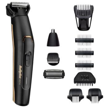 Carbon Titanium 11 az 1-ben, arc- és testszőrtelenítő készlet, fekete-bronz, MT860E kép