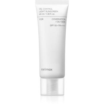 celimax Oil Control Light Sunscreen napozó krém SPF50+ kombinált és zsíros bőrre 40 ml kép