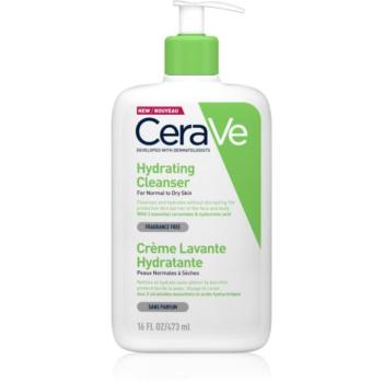 CeraVe Cleansers Hydrating Cleanser tisztító emulzió hidratáló hatással 473 ml kép