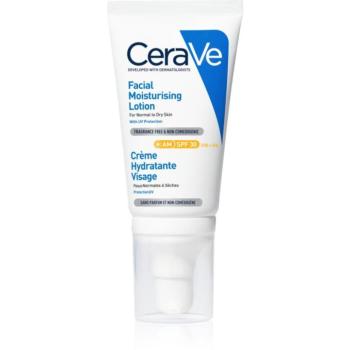 CeraVe Moisturizers hidratáló arckrém normál és száraz bőrre SPF 30 52 ml kép