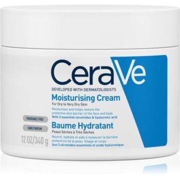 CeraVe Moisturizers hidratáló krém arcra és testre Száraz, nagyon száraz bőrre 340 g kép
