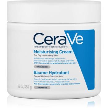 CeraVe Moisturizers hidratáló krém arcra és testre Száraz, nagyon száraz bőrre 454 g kép
