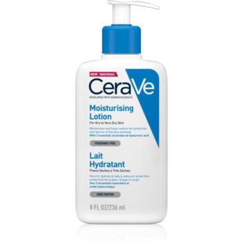 CeraVe Moisturizers Lotion hidratáló tej arcra és testre Száraz, nagyon száraz bőrre 236 ml kép