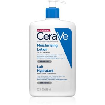 CeraVe Moisturizers Lotion hidratáló tej arcra és testre Száraz, nagyon száraz bőrre 976 ml kép