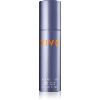 Cerruti 1881 Vivo arc és szakáll hidratáló krém uraknak 50 ml kép