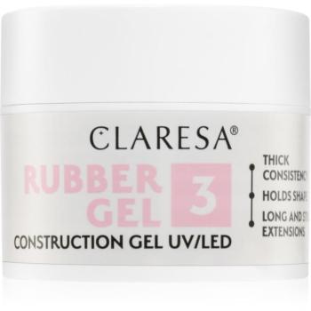 Claresa Rubber Gel Construction Gel UV/LED körömhosszabító gél lakk 12 g kép