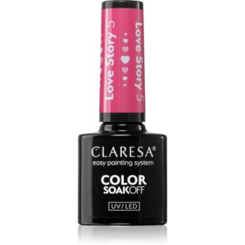 Claresa SoakOff UV/LED Color Love Story géles körömlakk árnyalat 5 5 g kép