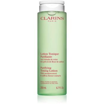 Clarins Cleansing Purifying Toning Lotion tisztító tonik kombinált és zsíros bőrre 200 ml kép