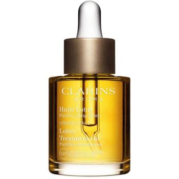 Clarins Lotus Treatment Oil kisimító hatású regeneráló olaj Nappali és éjjeli ápolás 30 ml kép