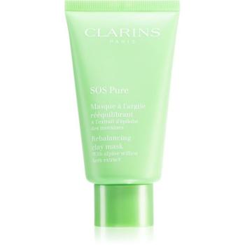 Clarins SOS Pure Rebalancing Clay Mask agyagos maszk kombinált és zsíros bőrre 75 ml kép
