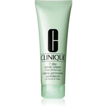 Clinique 7 Day Scrub Cream Rinse-Off Formula tisztító peeling mindennapi használatra 100 ml kép