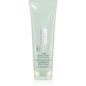 Clinique 7 Day Scrub Cream Rinse-Off Formula tisztító peeling mindennapi használatra 250 ml kép