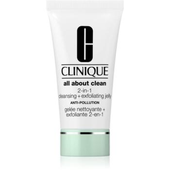 Clinique All About Clean™ 2-in-1 Cleansing + Exfoliating Jelly hámlasztó tisztító gél 150 ml kép