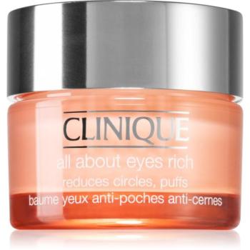Clinique All About Eyes™ Rich hidratáló szemkörnyékápoló krém a duzzanatokra és a sötét karikákra 30 ml kép