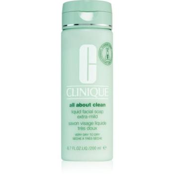 Clinique Liquid Facial Soap Extra-Mild folyékony szappan száraz és nagyon száraz bőrre 200 ml kép