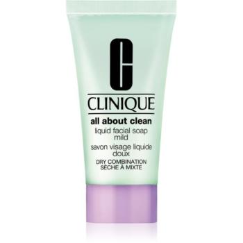 Clinique Liquid Facial Soap Mild folyékony szappan száraz és kombinált bőrre 30 ml