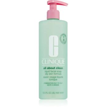Clinique Liquid Facial Soap Oily Skin Formula folyékony szappan kombinált és zsíros bőrre 400 ml kép