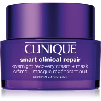 Clinique Smart Clinical™ Repair Overnight Recovery Cream + Mask éjszakai hidratáló maszk és krém az arcbőr regenerálására és megújítására 50 ml kép