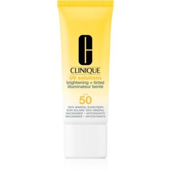 Clinique Sun UV Solutions Brightening Tinted Sunscream SPF50 bőrvilágosító tonizáló krém 40 ml kép