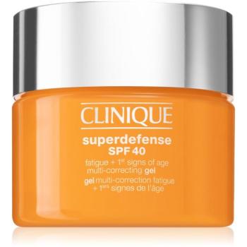 Clinique Superdefense™ SPF 40 Fatigue + 1st Signs of Age Multi Correcting Gel hidratáló gél a bőröregedés első jeleinek eltüntetésére SPF 40 30 ml kép