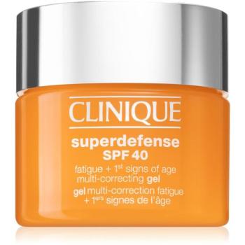Clinique Superdefense™ SPF 40 Fatigue + 1st Signs of Age Multi Correcting Gel hidratáló gél a bőröregedés első jeleinek eltüntetésére SPF 40 50 ml kép
