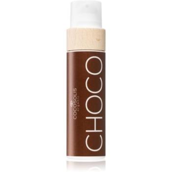 COCOSOLIS CHOCO ápoló- és napvédő olaj védőfaktor nélkül illattal Chocolate 110 ml kép