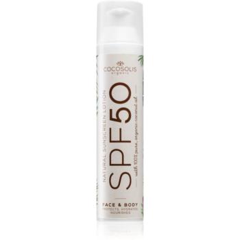 COCOSOLIS Natural Sunscreen Lotion védőkrém napozásra SPF 50 100 ml kép