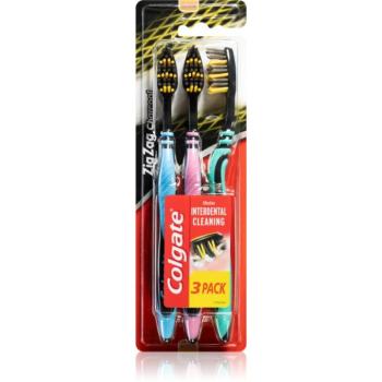 Colgate Zig Zag Charcoal medium fogkefék 3 db kép