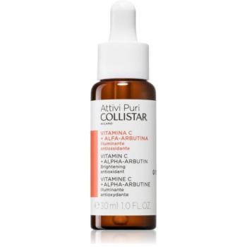 Collistar Attivi Puri Vitamin C + Alfa-Arbutina fényesítő hatású arcszérum C vitamin 30 ml kép