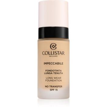 Collistar Impeccabile Long Wear Foundation tartós alapozó SPF 15 30 ml kép
