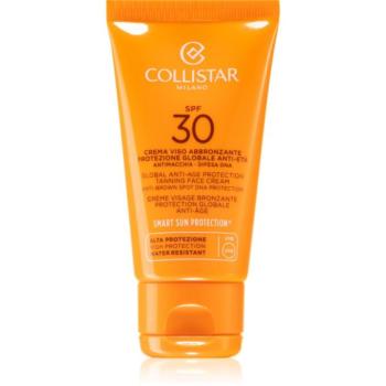 Collistar Special Perfect Tan Global Anti-Age Protection Tanning Face Cream napozó krém a bőr öregedése ellen SPF 30 50 ml kép