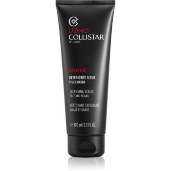 Collistar Uomo Face and Beard Cleansing Scrub tisztító peeling mely felkészíti a bőrt borotválkozás előtt 100 ml kép