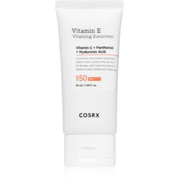 Cosrx Vitamin E Vitalizing Sunscreen​ napozókrém arcra az öregedés jelei ellen SPF 50+ 50 ml kép