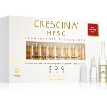 Crescina Transdermic 500 Re-Growth hajnövekedést serkentő ápolás uraknak 20x3.5 ml kép