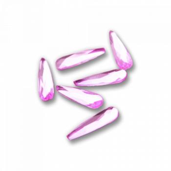 Csiszolt formakő csepp 20 pink () kép