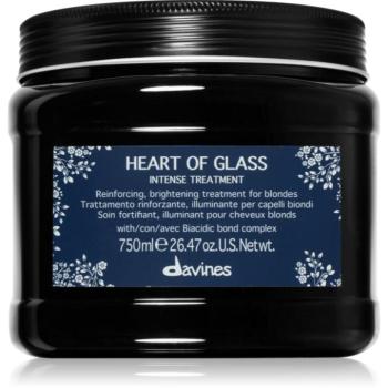 Davines Heart of Glass Intense Treatment intenzív kúra szőke hajra 750 ml kép